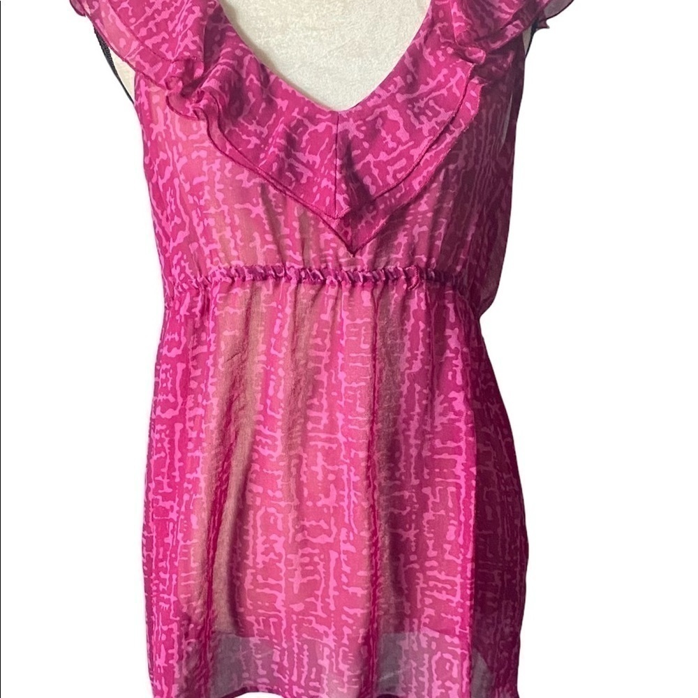 MOTHERHOOD MATERNITY-PINK MATERNITY TOP-MEDIUM